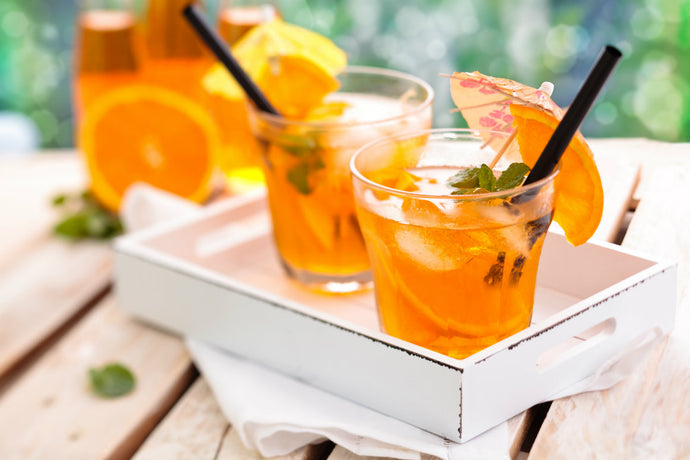 Green Tea and Orange Bourbon Muddle with Tonica Kombucha