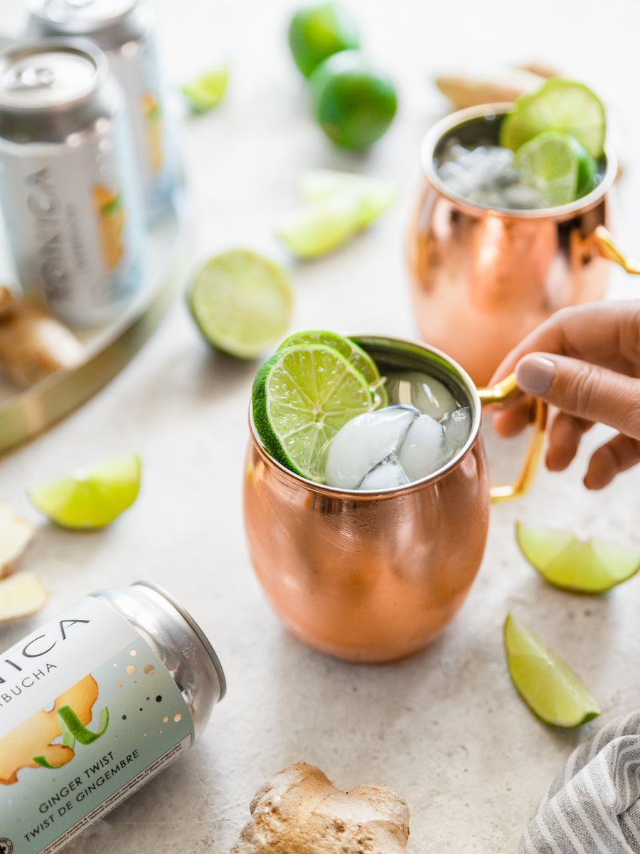 Ginger Twist Moscow Mules Tonica Kombucha